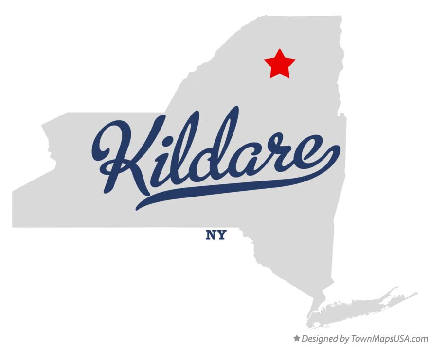 Map of Kildare, NY, New York