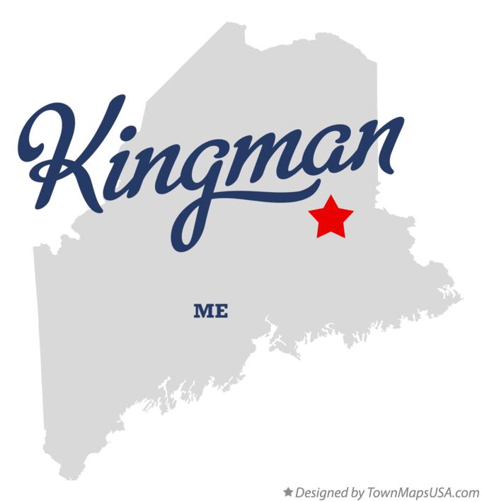 Map of Kingman, ME, Maine