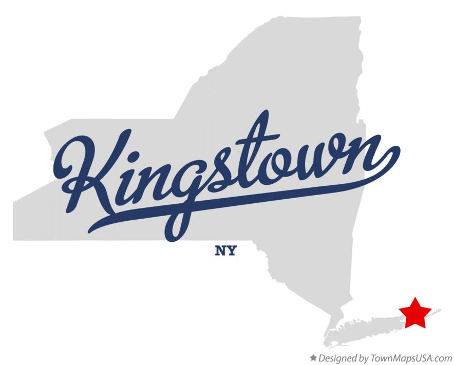 Map of Kingstown, NY, New York