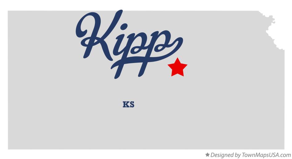 Map of Kipp, KS, Kansas