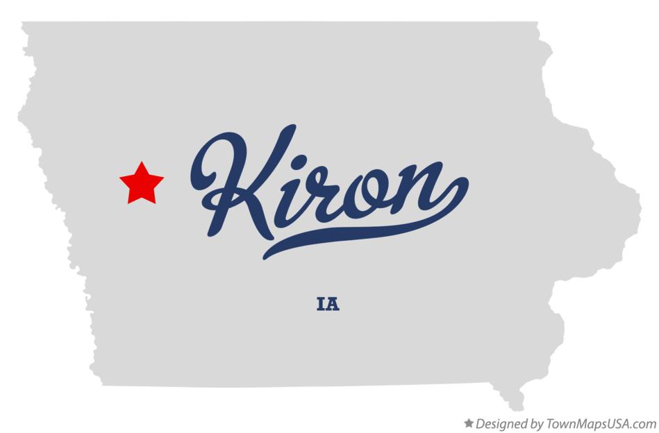 Map of Kiron, IA, Iowa