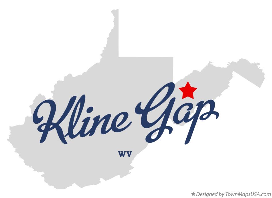 Map of Kline Gap, WV, West Virginia