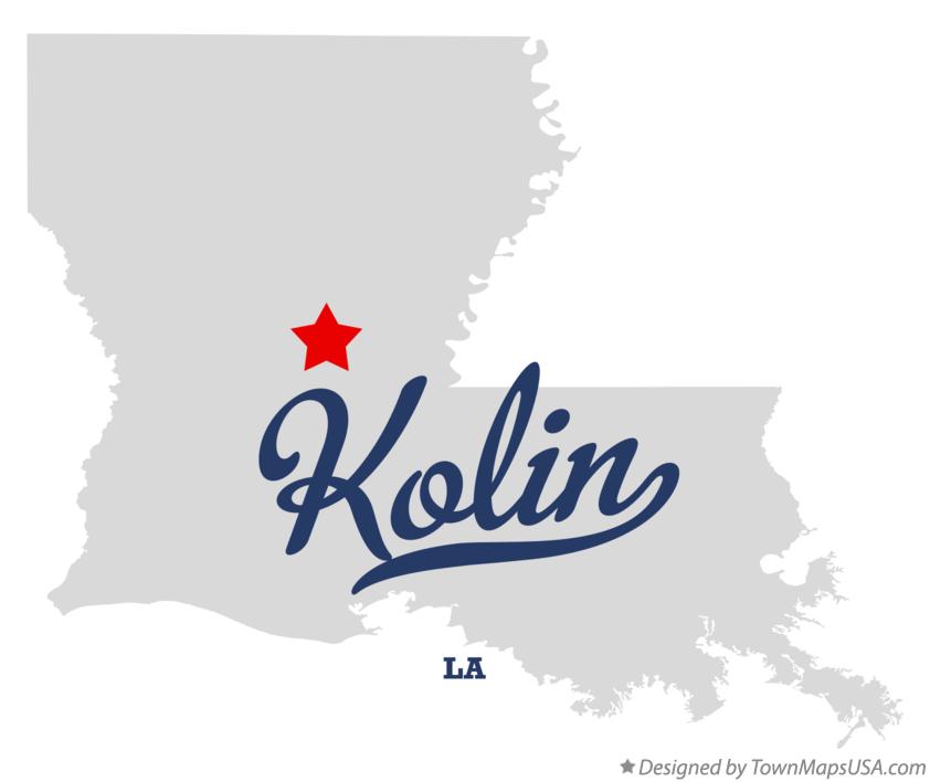 Map of Kolin, LA, Louisiana