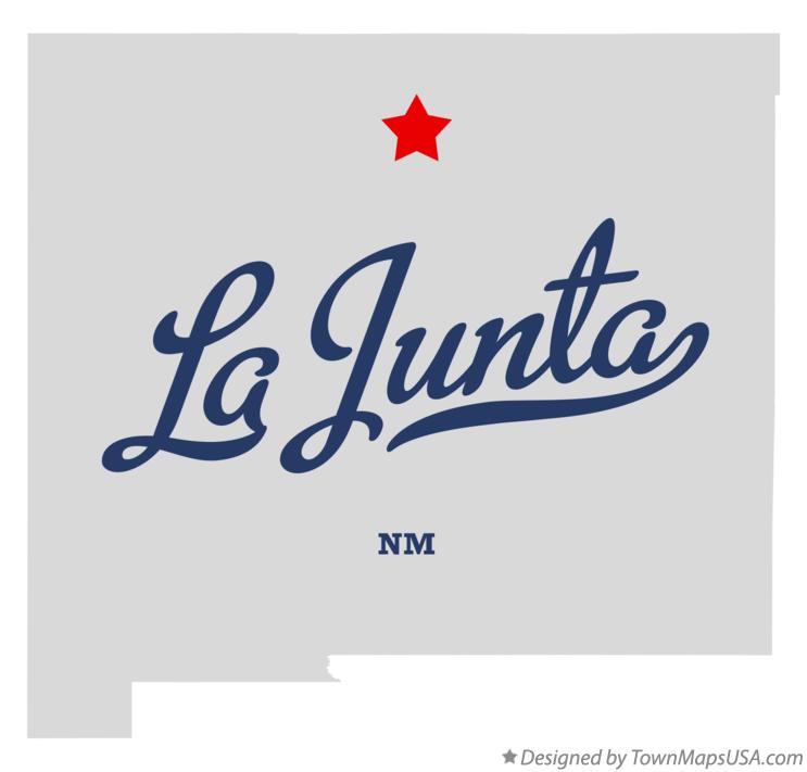 Map of La Junta, NM, New Mexico