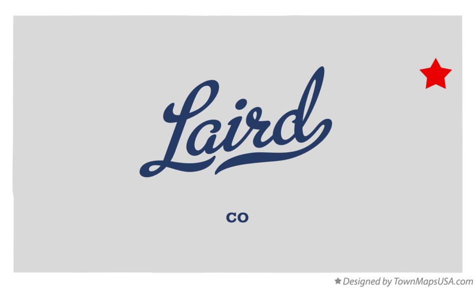 Map of Laird, CO, Colorado