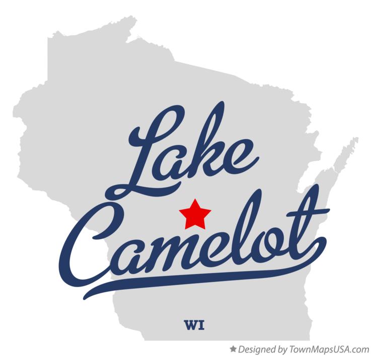 Map of Lake Camelot, WI, Wisconsin