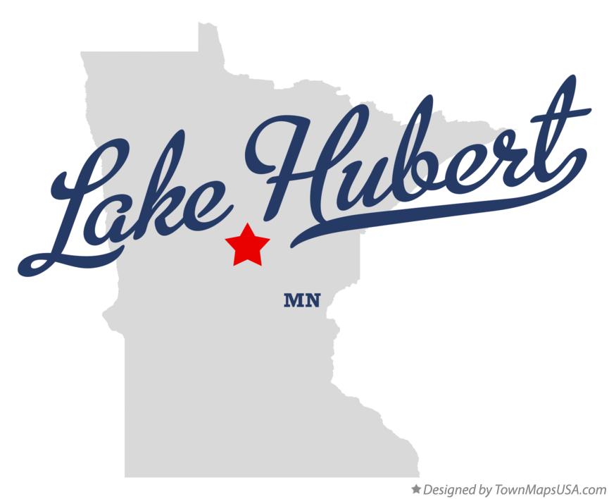 Map of Lake Hubert, MN, Minnesota