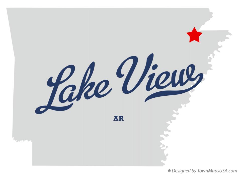 Map of Lake View, AR, Arkansas