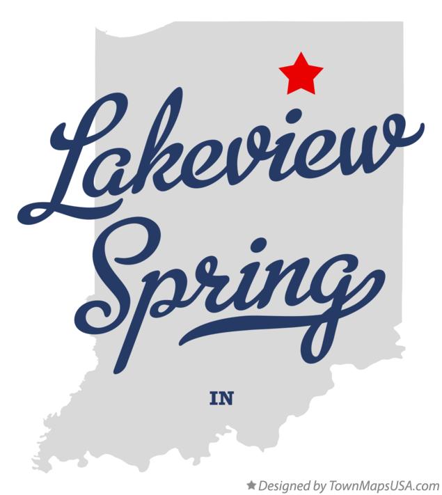 Map of Lakeview Spring, IN, Indiana