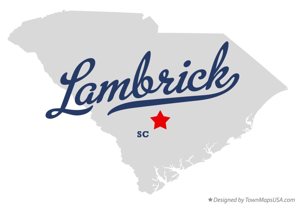 Map of Lambrick, SC, South Carolina