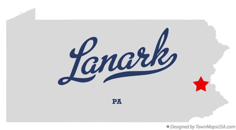 Map of Lanark, PA, Pennsylvania