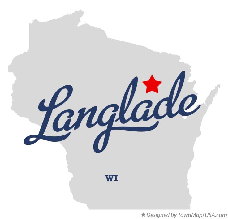 Map of Langlade, WI, Wisconsin