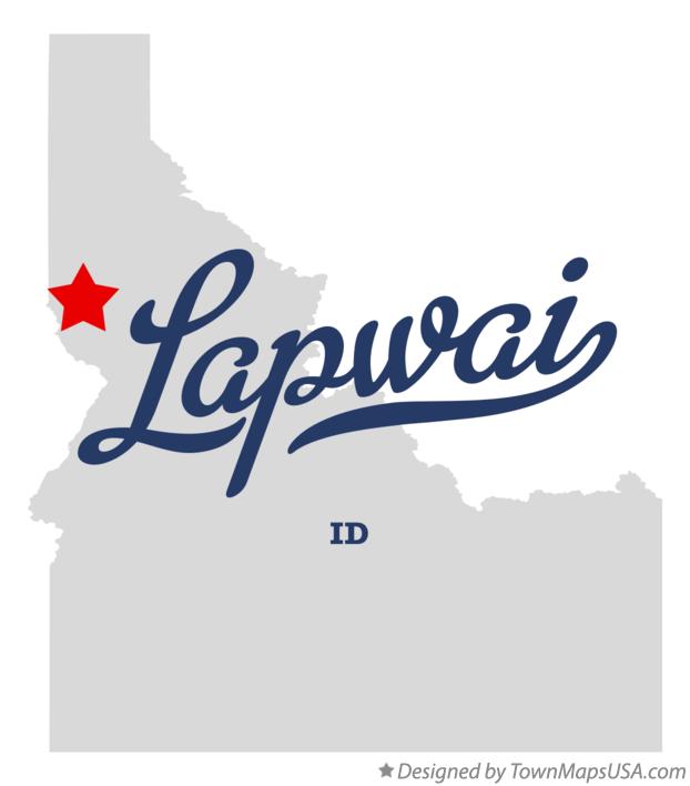 Map of Lapwai, ID, Idaho