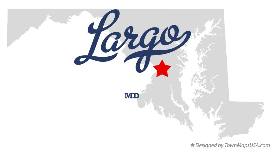 Map of Largo, MD, Maryland