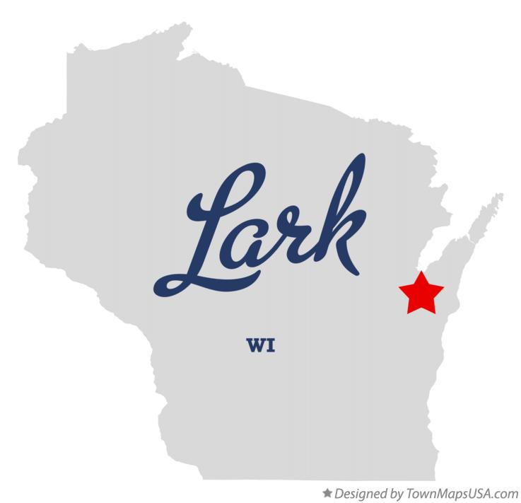 Map of Lark, WI, Wisconsin