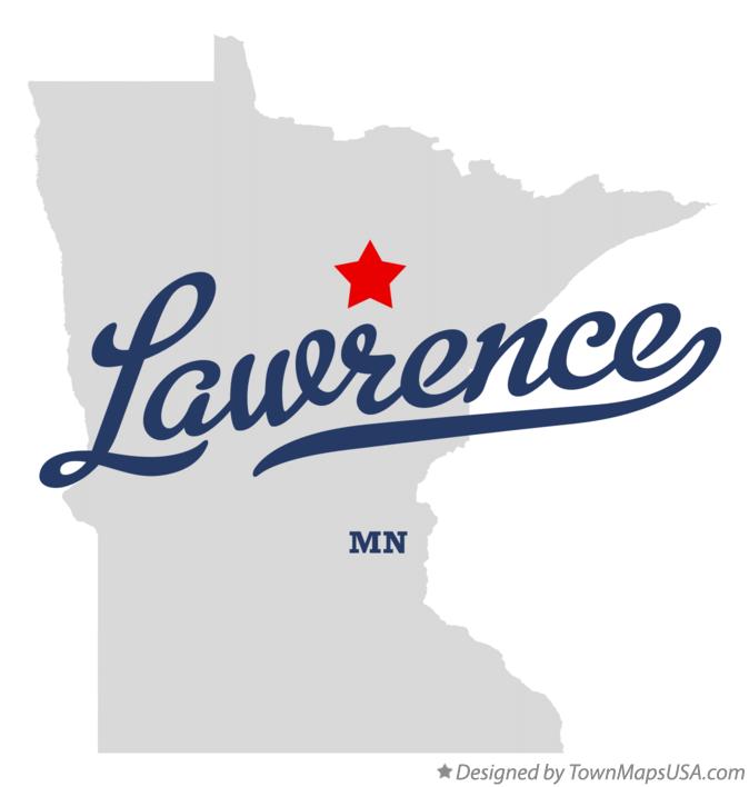 Map of Lawrence, Itasca County, MN, Minnesota