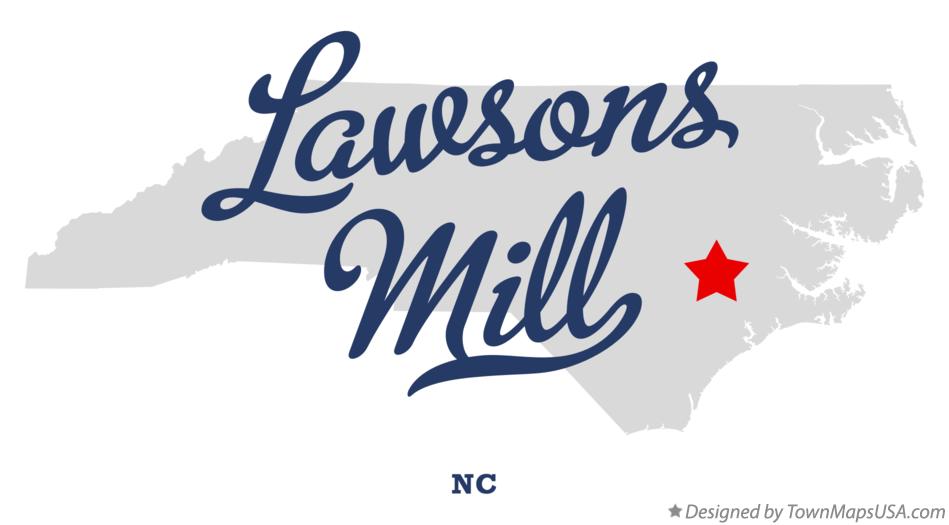 Map of Lawsons Mill, NC, North Carolina