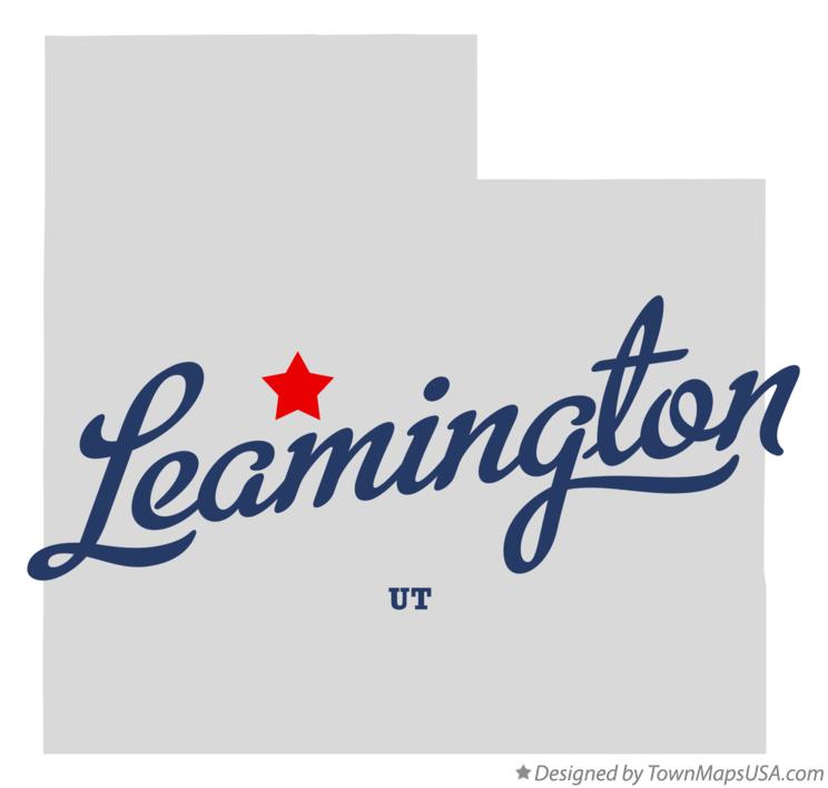Map of Leamington, UT, Utah