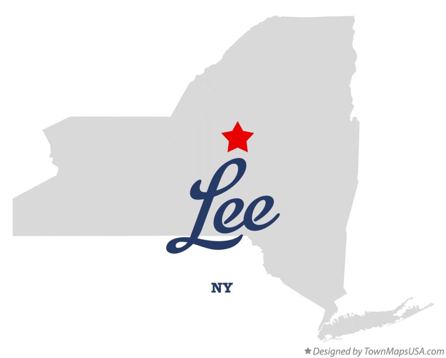 Map of Lee, NY, New York