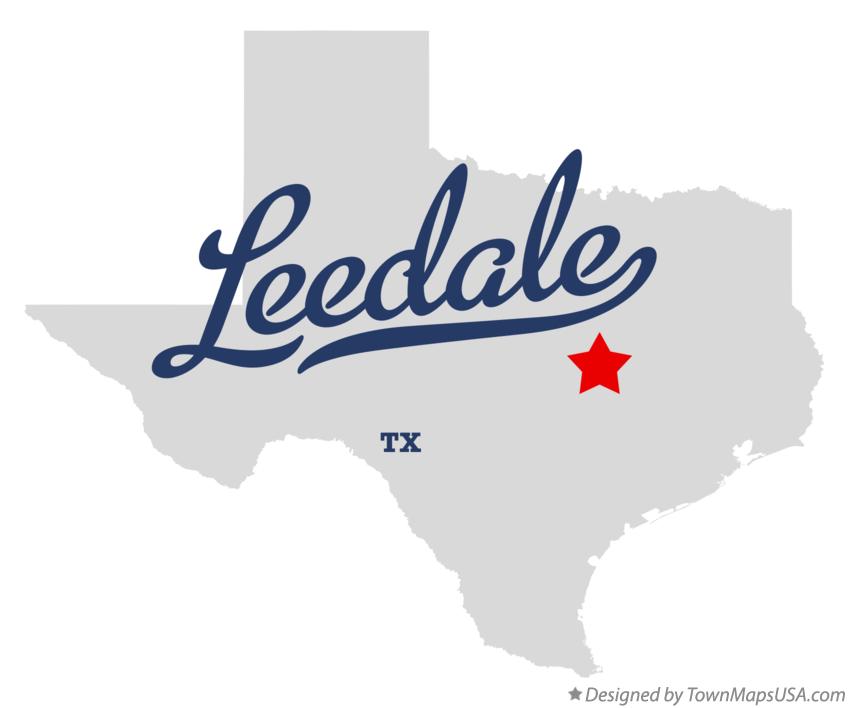 Map of Leedale, TX, Texas