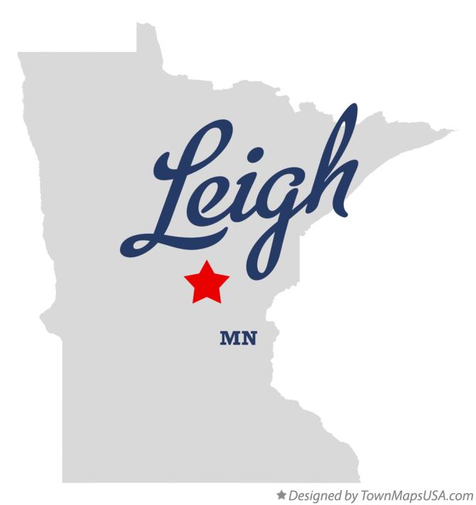 Map of Leigh, MN, Minnesota