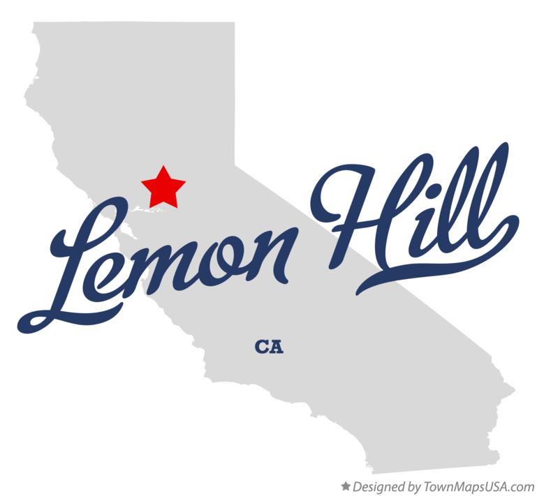 Map of Lemon Hill, CA, California