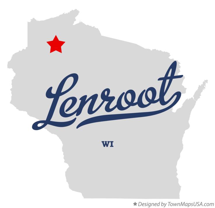 Map of Lenroot, WI, Wisconsin