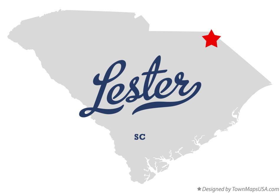 Map of Lester, SC, South Carolina
