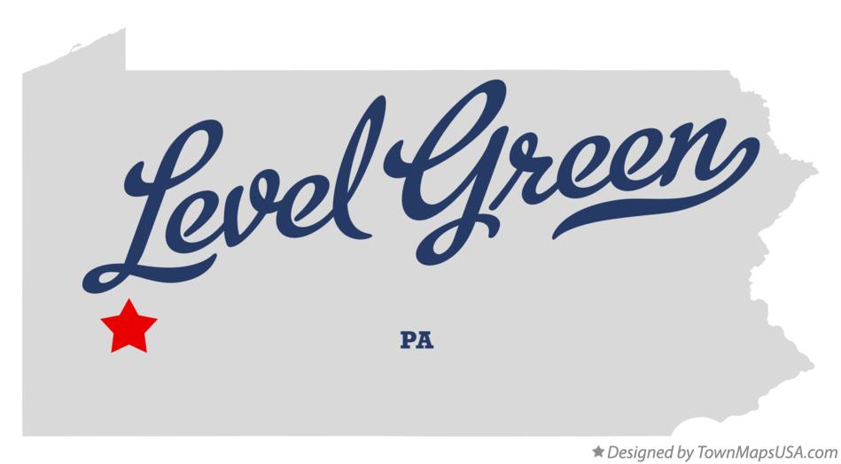 Map of Level Green, PA, Pennsylvania
