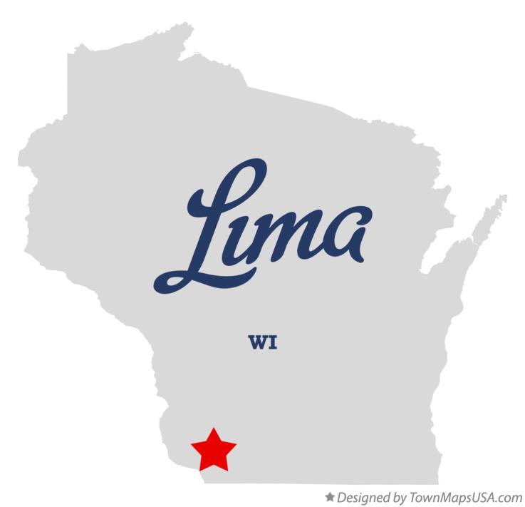 Map of Lima, Grant County, WI, Wisconsin
