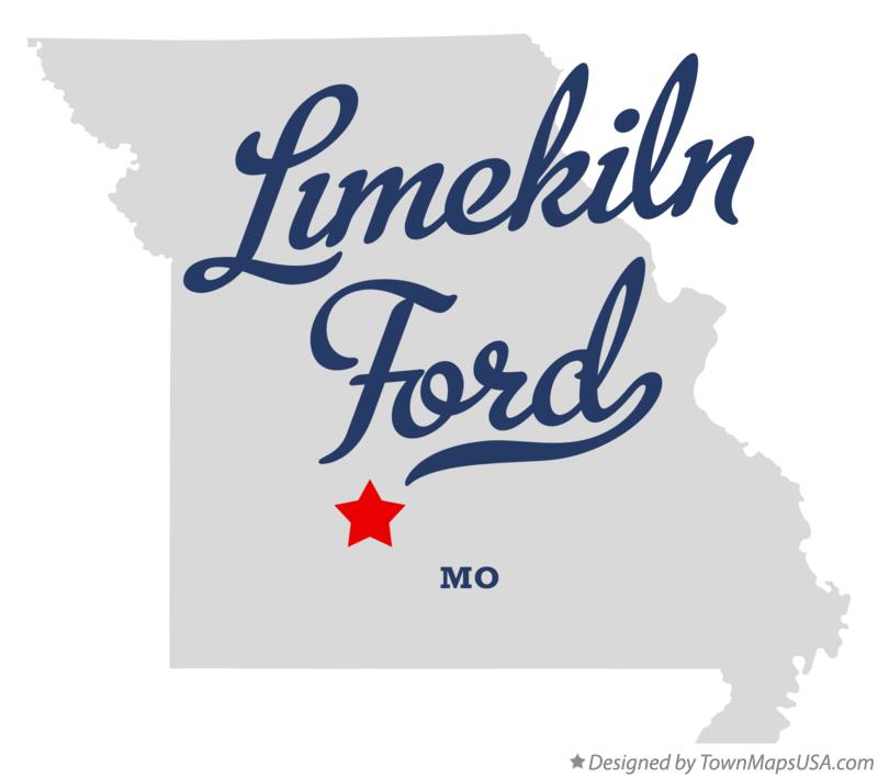 Map of Limekiln Ford, MO, Missouri