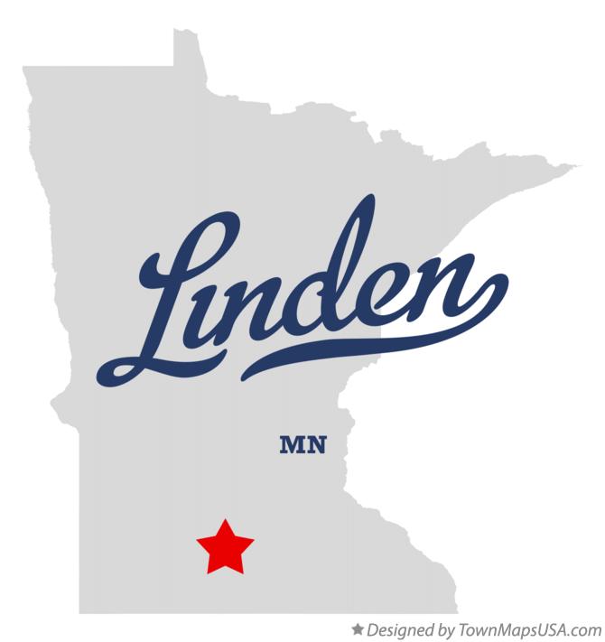 Map of Linden, MN, Minnesota