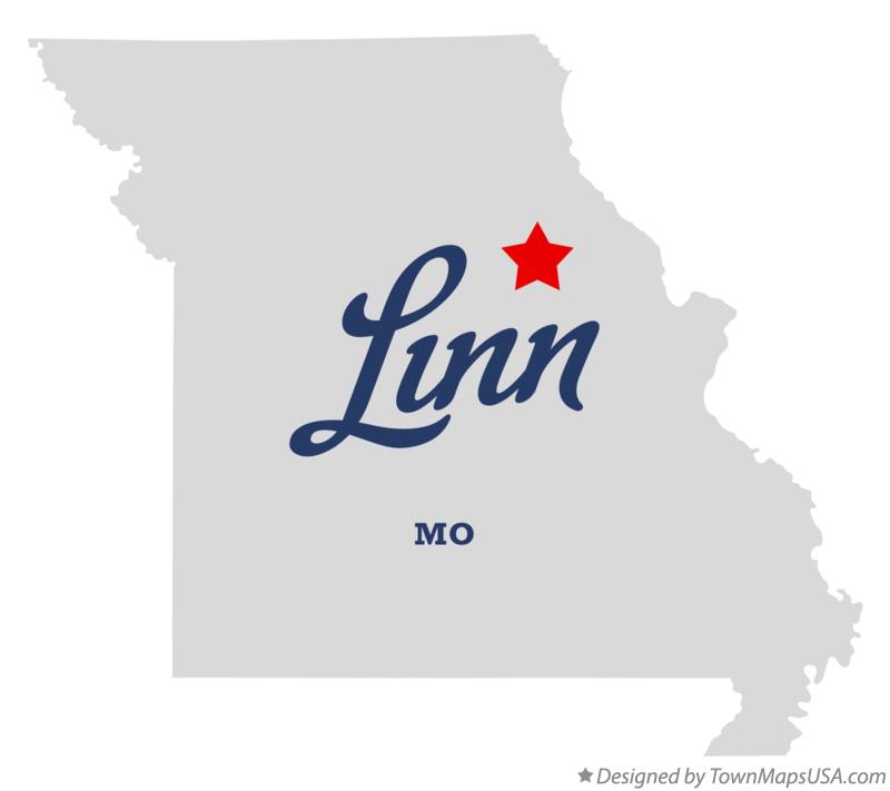 Map of Linn, Audrain County, MO, Missouri