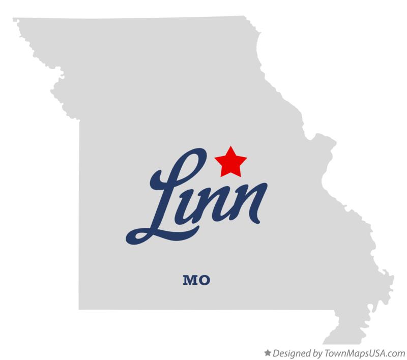 Map of Linn, Osage County, MO, Missouri