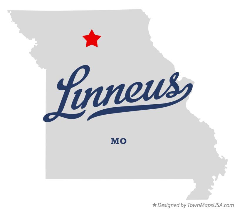 Map of Linneus, MO, Missouri