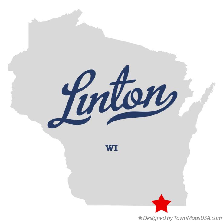 Map of Linton, WI, Wisconsin