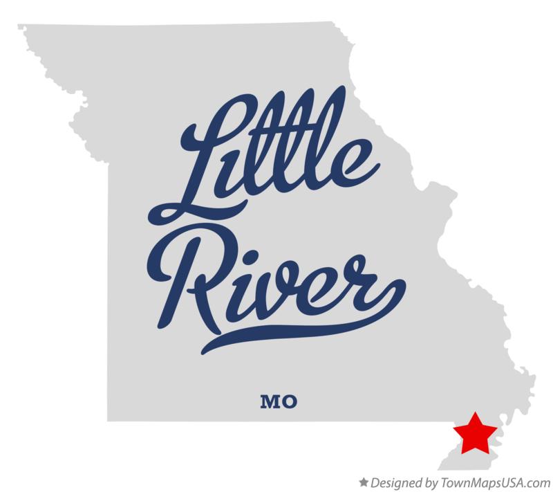Map of Little River, MO, Missouri