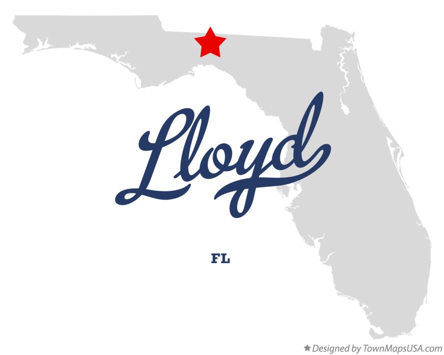 Map of Lloyd, FL, Florida