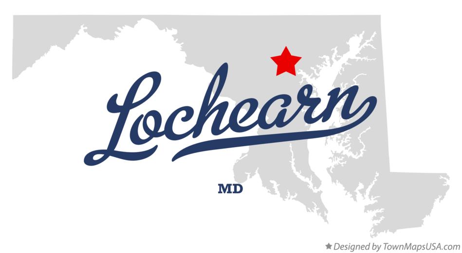 Map of Lochearn, MD, Maryland