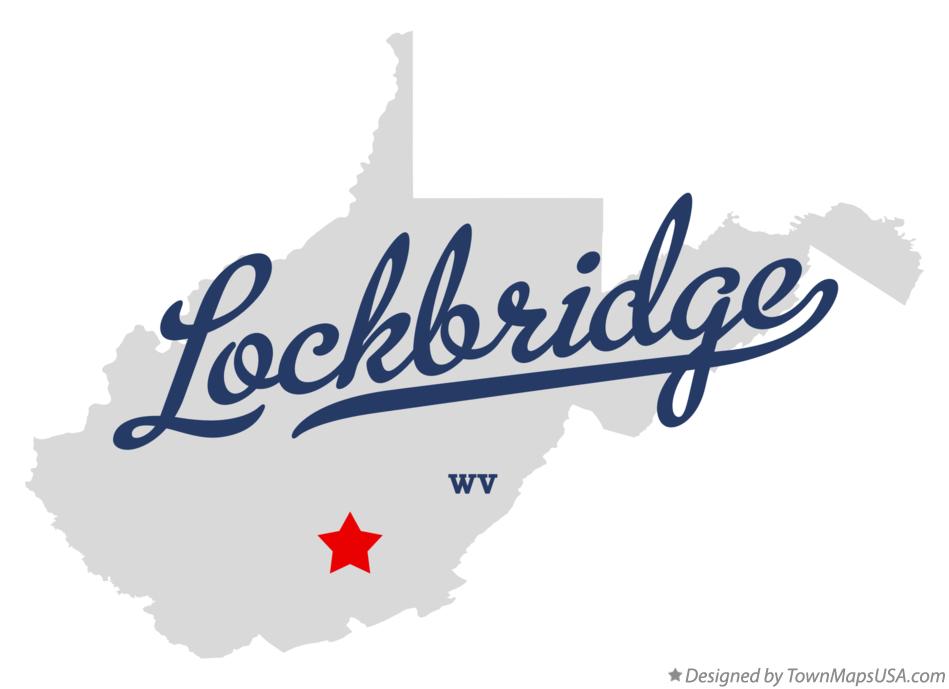 Map of Lockbridge, WV, West Virginia