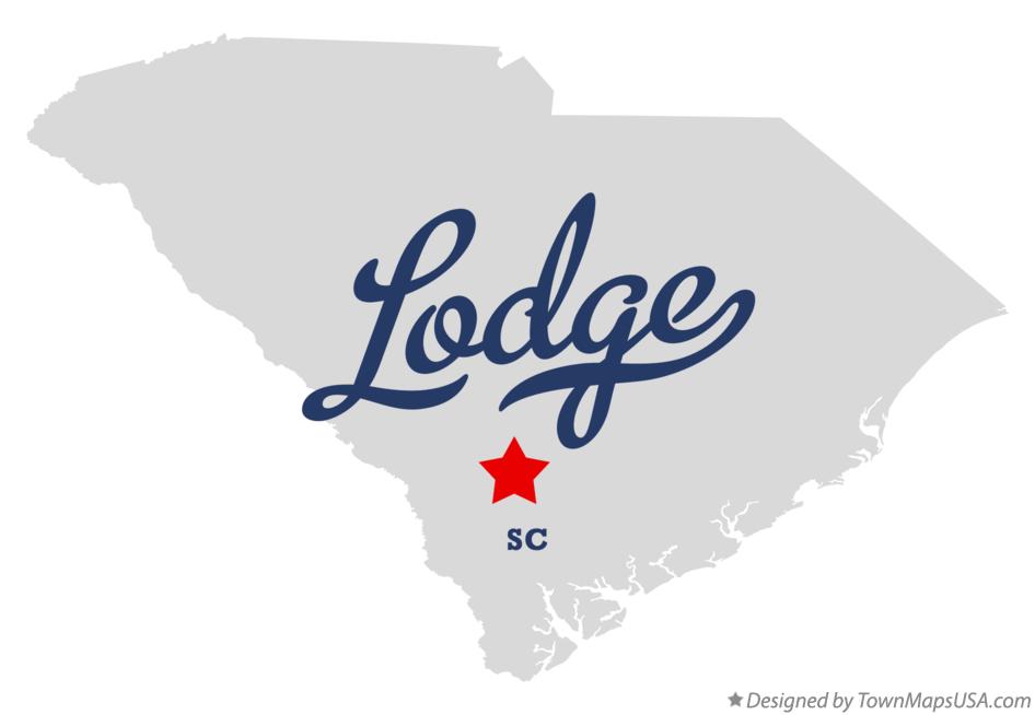 Map of Lodge, SC, South Carolina