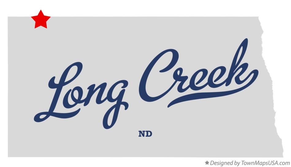 Map of Long Creek, ND, North Dakota