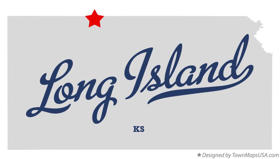 Long Island Kansas Map Map of Long Island, KS, Kansas