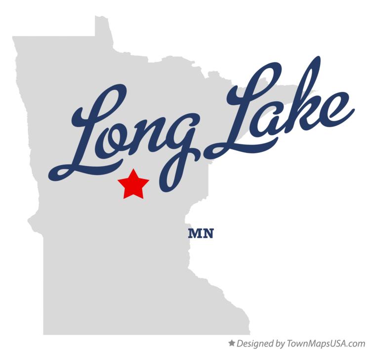 Map of Long Lake, Crow Wing County, MN, Minnesota
