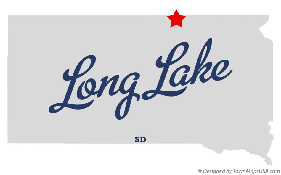 Map of Long Lake, SD, South Dakota