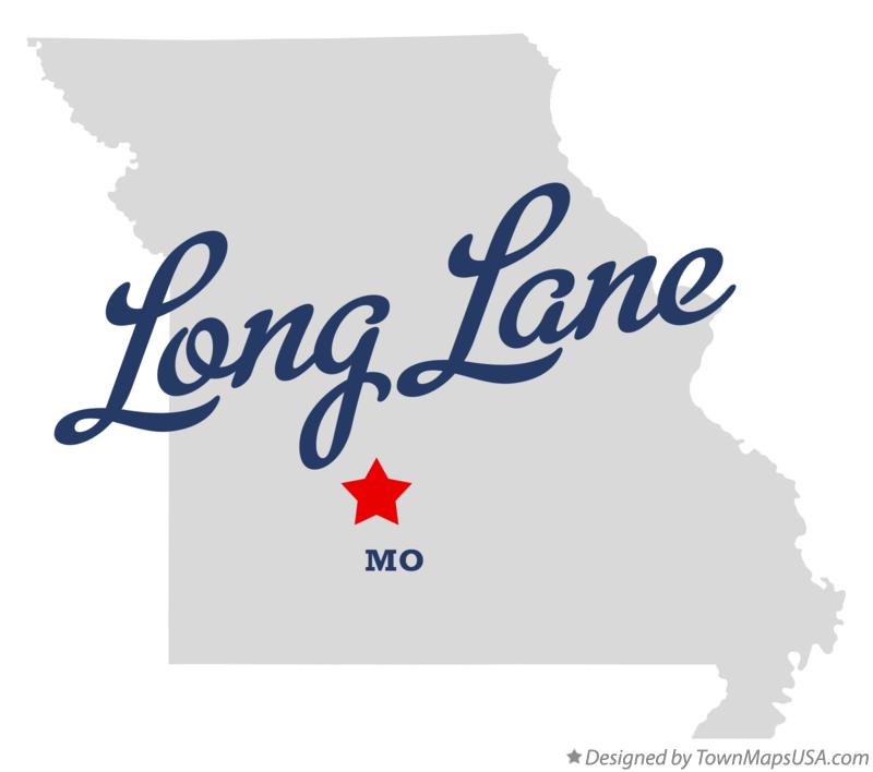 Map of Long Lane, MO, Missouri