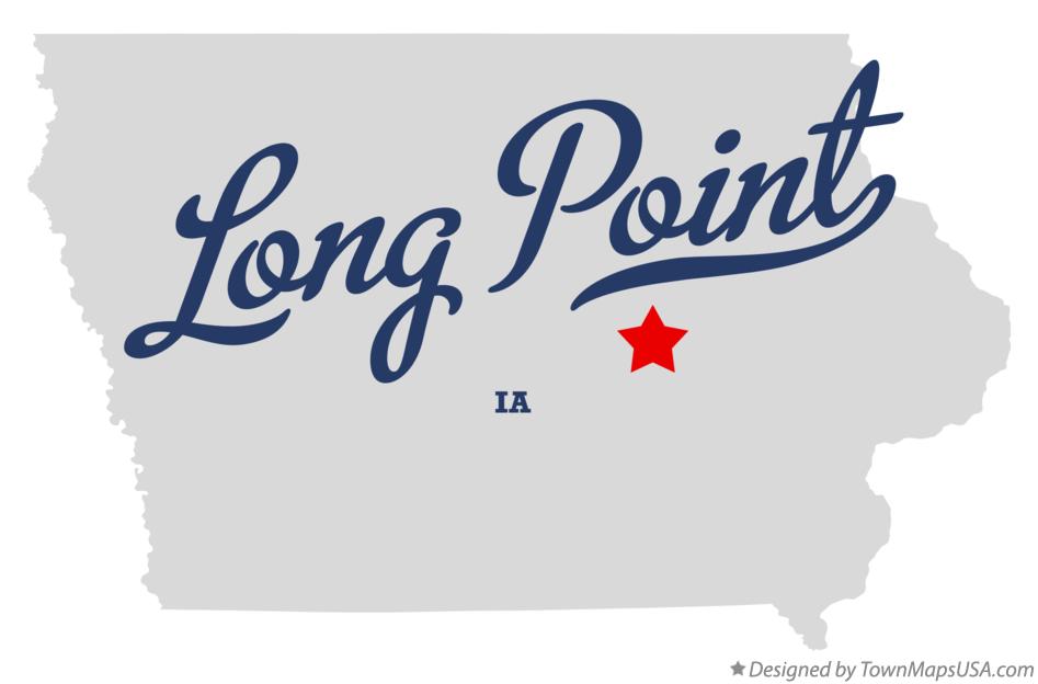 Map of Long Point, IA, Iowa