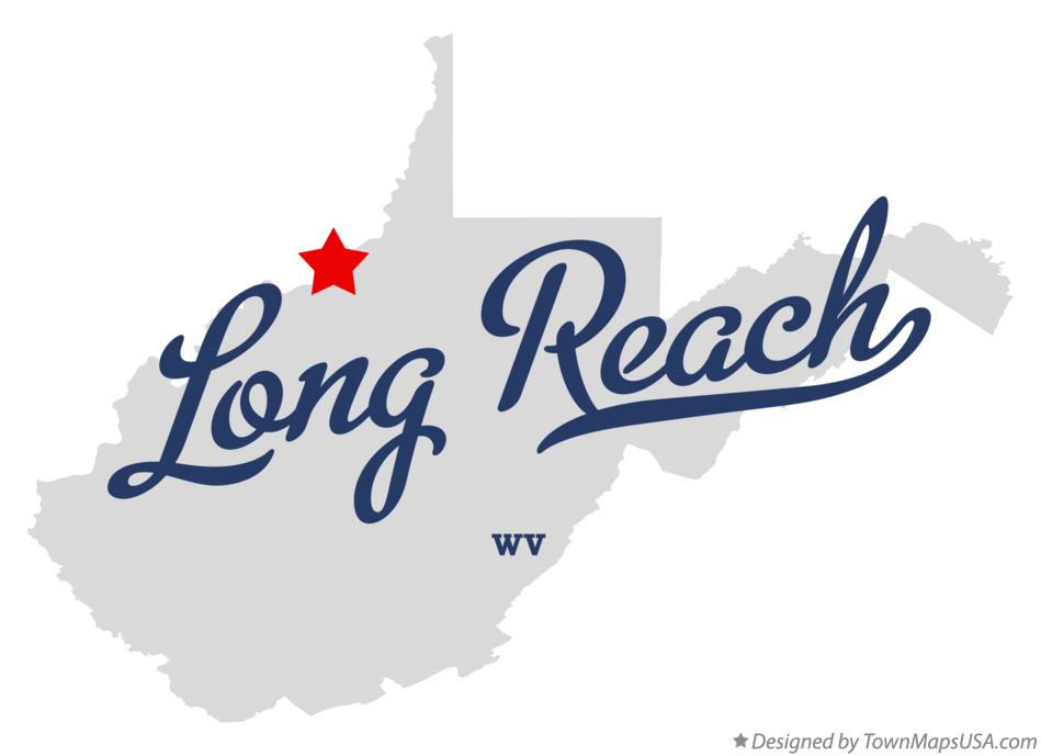 Map of Long Reach, WV, West Virginia