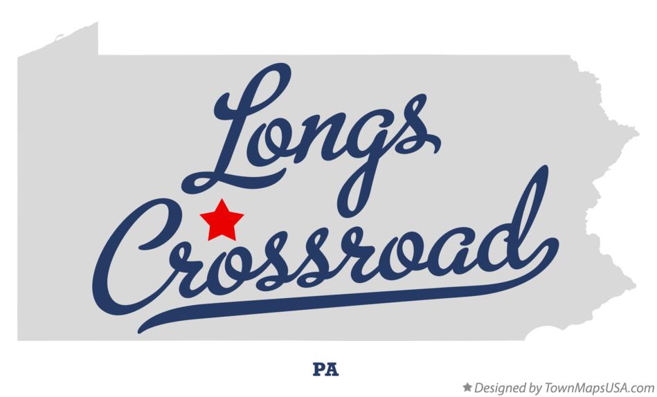 Map of Longs Crossroad, PA, Pennsylvania