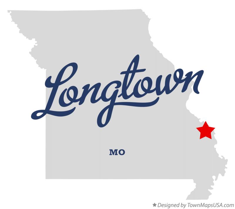 Map of Longtown, MO, Missouri